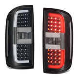 15-22 Chevrolet Colorado Black LED Tail Lights - Clear Lens