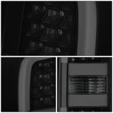 2015-2022 Chevrolet Colorado Black LED Tail Lights with Light Tube