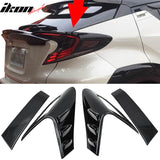 2017-2020Â Toyota C-HR MD Rear Taillight Cover 4PCS Carbon Fiber Print