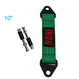10 Inch Green Limit Straps Shock Suspension Webbing w/ Bolts&IKON Logo