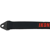18 Inch Black Limit Straps Shock Suspension Webbing w/ Bolts&IKON Logo