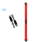 32 Inch Red Limit Straps Shock Suspension Webbing w/ Bolts& IKON Logo