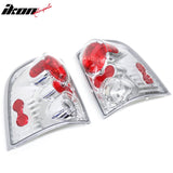 2002-2005 Ford Explorer 2PCS RH LH Left Right Driver Passenger Side Rear Tail Lights Lamps Assembly Replacement Altezza Style Chrome Housing