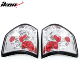 2004-2008 Ford F-150 F150 (Not Fit F-150 Heritage) 2PCS RH LH Left Right Driver Passenger Side Rear Tail Lights Lamps Assembly Replacement Chrome