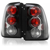 2002-2009 Chevrolet Trailblazer Clear Lens Tail Lights Brake Lamps 2PC