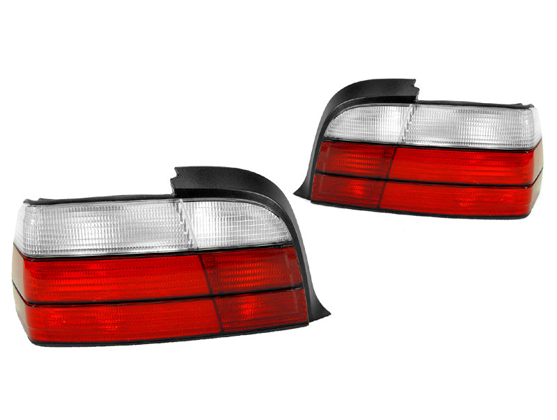 1992-1999 BMW E36 Red/Clear Tail Lights