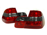 2002-2005 BMW E46 4D Red/Smoke/Red 4pcs Tail Lights
