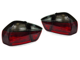2006-2008 BMW E90 Blackline Style Dark Red Smoke Tail Lights