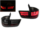 2007-2012 BMW X5 E70 LCI Style Smoke LED Tail Lights