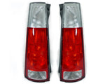 1997-2001 Honda CRV Red/Clear Tail Lights