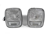 1989-1996 Jeep Wrangler TJ & YJ Clear Tail Lights