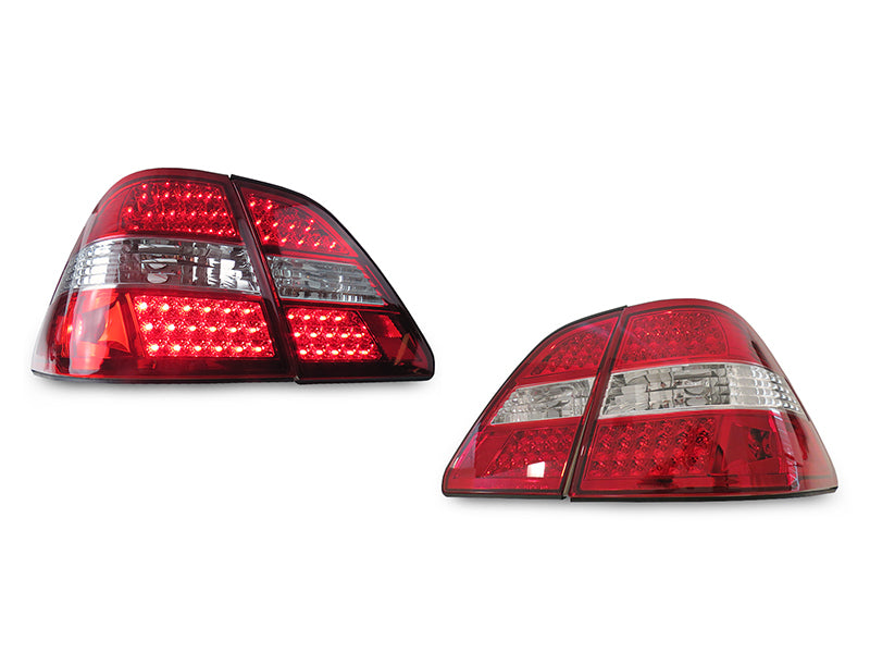 2001-2003 Lexus Ls430 Red/Clear Led Tail Lights Set - 4 Pieces