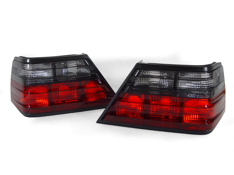 1986-1995 Mercedes W124 Red/Smoke Tail Lights