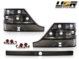 1994-1999 Mercedes W140 S Class Smoke Tail Light Set