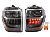 2010-2021 Toyota 4Runner Facelift Style Black/Smoke LED Tail Lights