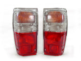 1984-1988 Toyota Pickup Red/Clear Tail Lights