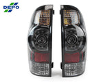 2005-2015 Toyota Tacoma Black Smoke LED Tail Lights