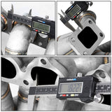 Honda B-Series Top-Mount Turbo Manifold T3 Flange Stainless Steel