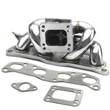 89-98 Nissan 240SX S13/S14 CA18 Top Mount Turbo Manifold Stainless Steel