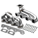 87-94 Ford Mustang 5.0L Twin Turbo Manifold - Stainless Steel