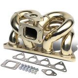 Honda B-Series Ram Horn Style Turbo Manifold - Stainless Steel