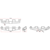 Chevy II 194 / 230 / 250 / 292 inline 6 turbo manifold - T3