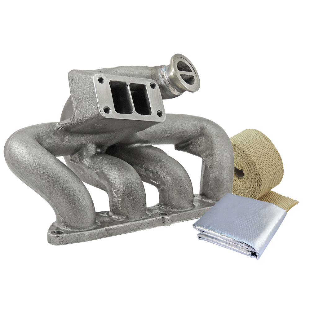 8th gen Honda Civic SI (K20 engine) TWIN SCROLL CAST TURBO MANIFOLD V-BAND WASTEGATE