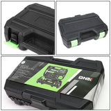 27-Piece Tool Set with Carrying Case - Black/Green