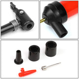 Transfer Pump with Shrader Style Air Chuck and Inflation Nozzle