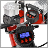 DNA Logo Portable Air Inflator with LED Display and Adapters
