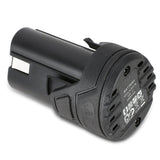 12V 2.0AH Lithium Ion Rechargeable Battery - Black
