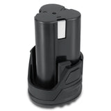 12V 2.0AH Lithium Ion Rechargeable Battery - Black