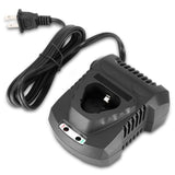 12V Battery Charger - Base Type - Black