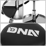 Mechanic Roller Seat with Tool Tray - 250lb Capacity Black Chrome