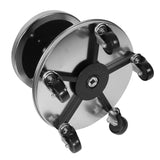 Mechanic Roller Seat with Tool Tray - 250lb Capacity Black Chrome