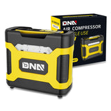 Portable Air Compressor & Inflator with Car Charger - Yellow