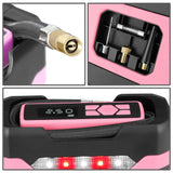 Portable Air Compressor Inflator with Car Charger - Pink