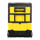 19.5" x 28.5" x 12" Yellow Trolley Tool Box