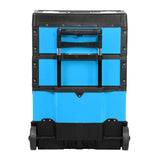 19.5" x 28.5" x 12" Blue Rolling Trolley Tool Box
