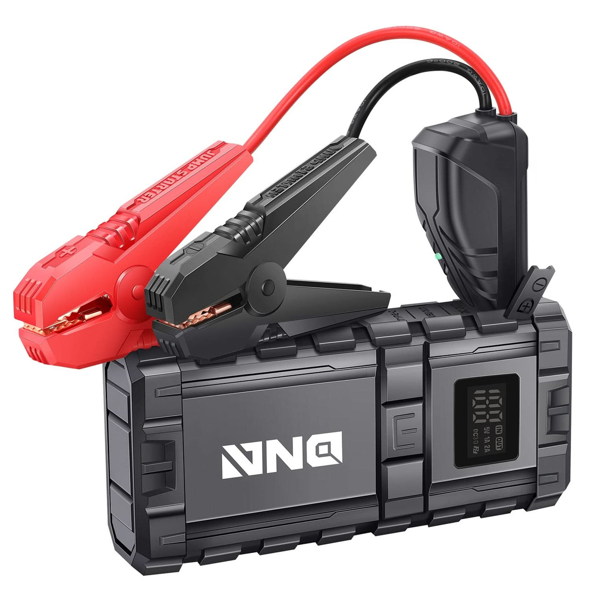 12000mAh Multi-Function Jump Starter - Black