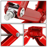 RV Scissor Jack Kit 2PCS 24" 5000LBS Stabilizing Leveling Red Polyurethane