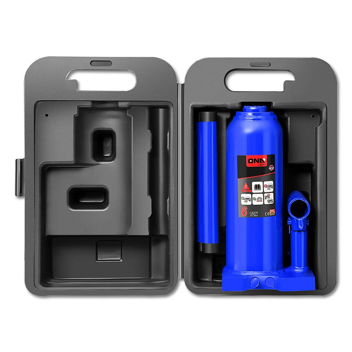 6 Ton Automotive Welded Bottle Jack - Blue