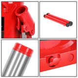 25 Ton Automotive Welded Bottle Jack - Red