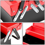 18" 2-Level Fold Tool Box with 3 Organizer Drawers