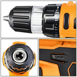 18V Cordless Drill - Orange