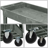 Small Tray Top Service Cart (2 Layers)