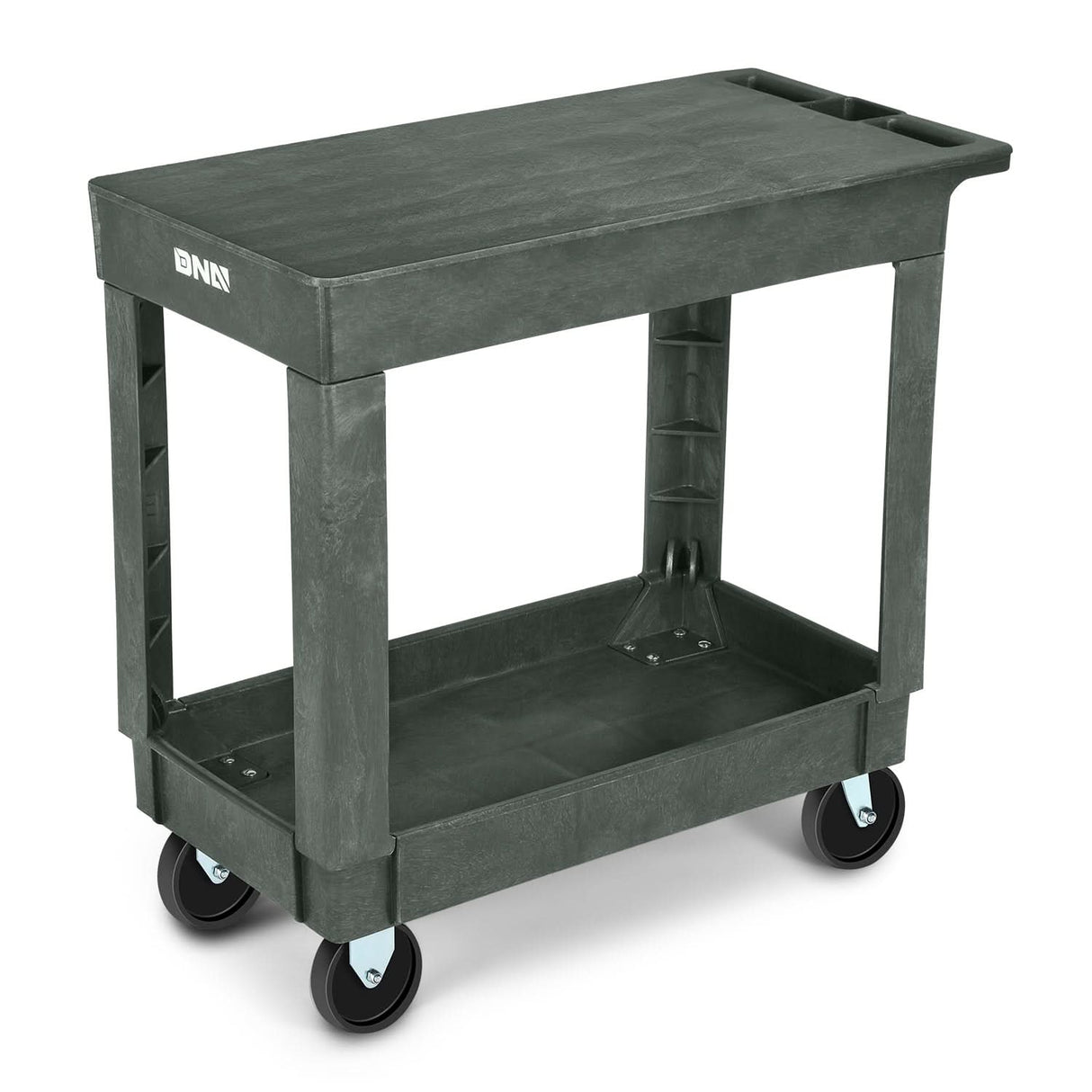 Small Flat Top Service Cart 2 Layer Automotive Shop Equipment