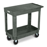 Small Flat Top Service Cart 2 Layer Automotive Shop Equipment