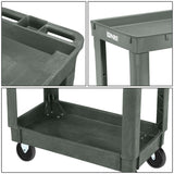Small Tray Top Cleaning Service Cart (2 Layers)