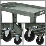 Small Tray Top Cleaning Service Cart (2 Layers)